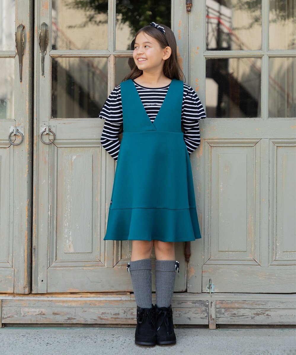 組曲 KIDS 【150-160㎝】パフスリーブ トップス 