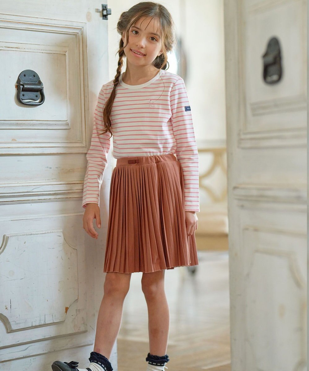 組曲 KIDS 【インパンツ付き】【110-140㎝】ＴＣ天竺プリーツ スカッツ 