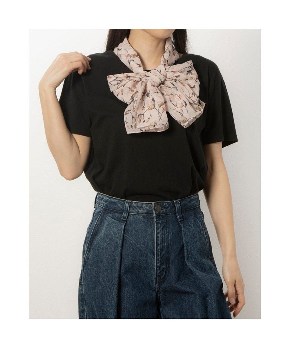 UNBILLION カシュネ cache nez / 花柄シフォンスカーフ 