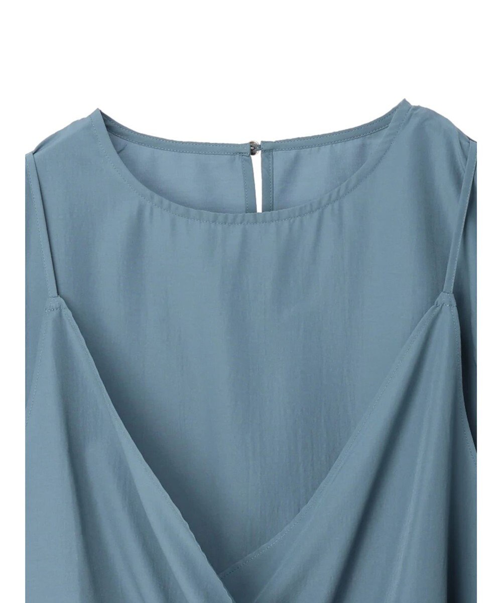 Green Parks レイヤード風ビスチェブラウス 