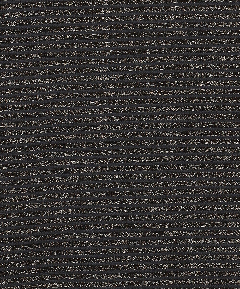 自由区 S 【洗える】ラメボーダー ニット 