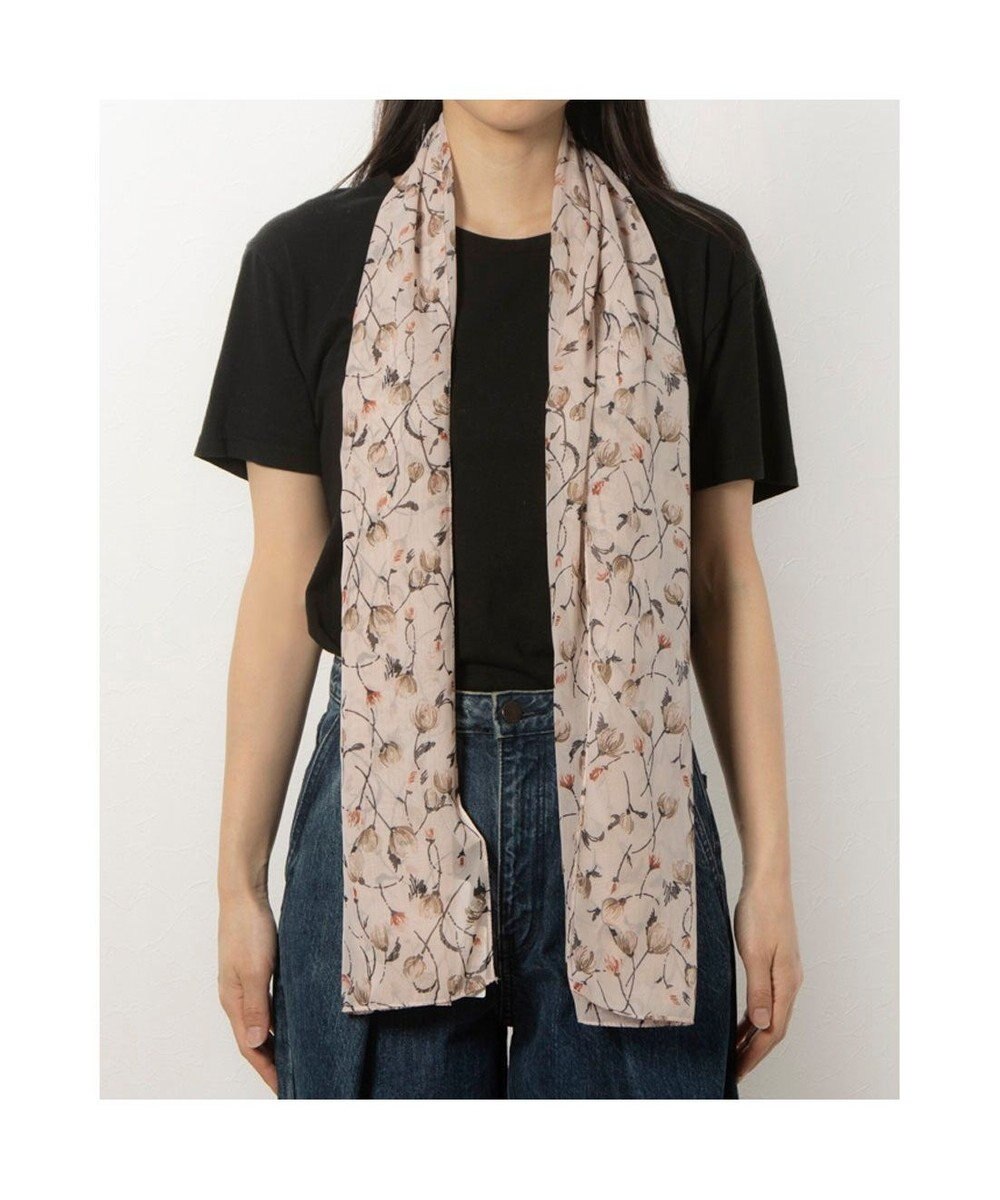 UNBILLION カシュネ cache nez / 花柄シフォンスカーフ 