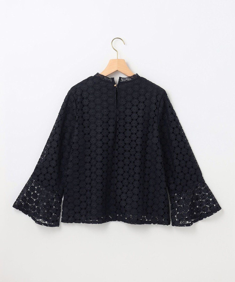 組曲 【WEB限定】フラワーレース 袖フレアトップス 