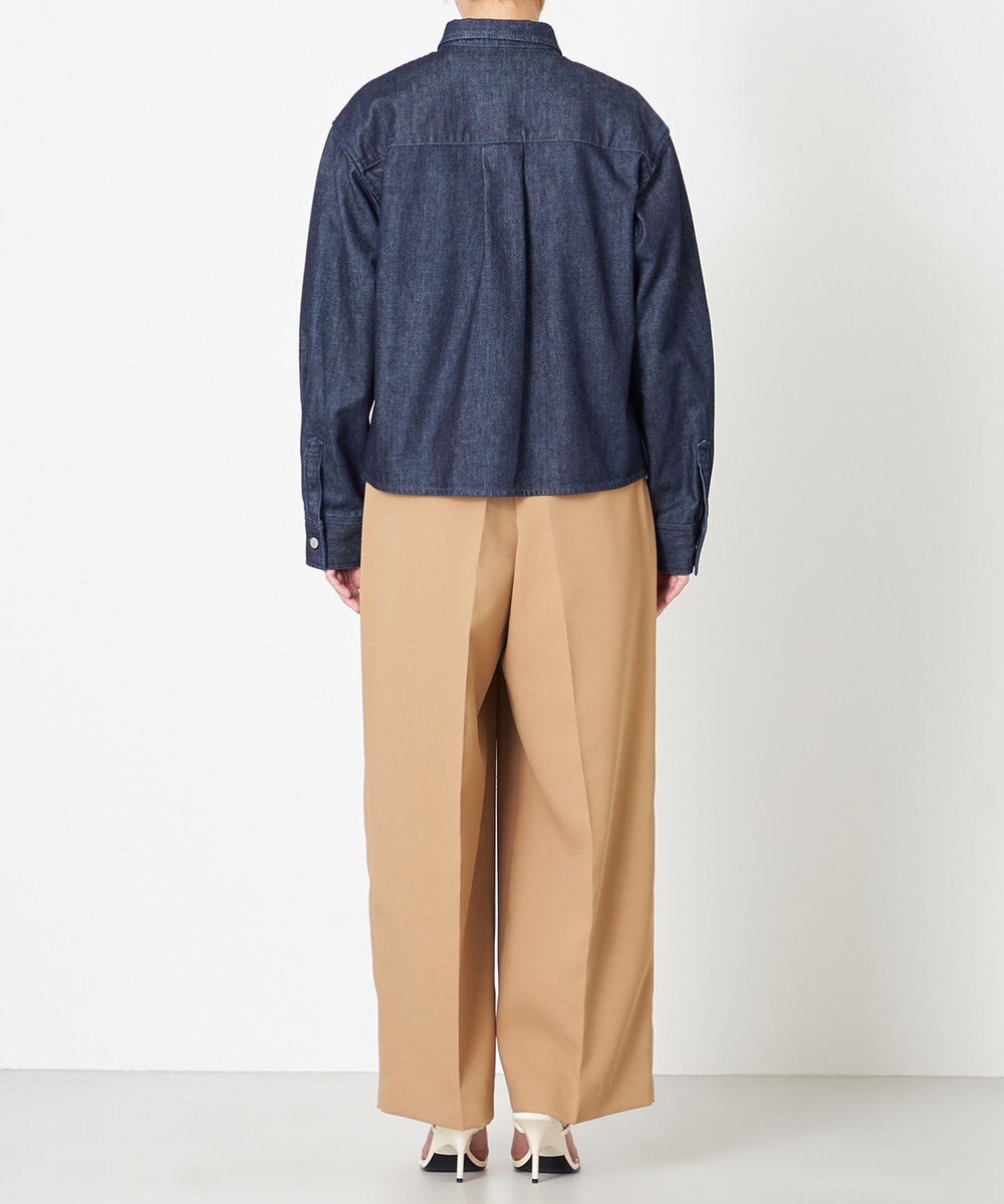 NAVE 【ReNave・セットアップ可/洗える】マーセライズデニムシャツ 