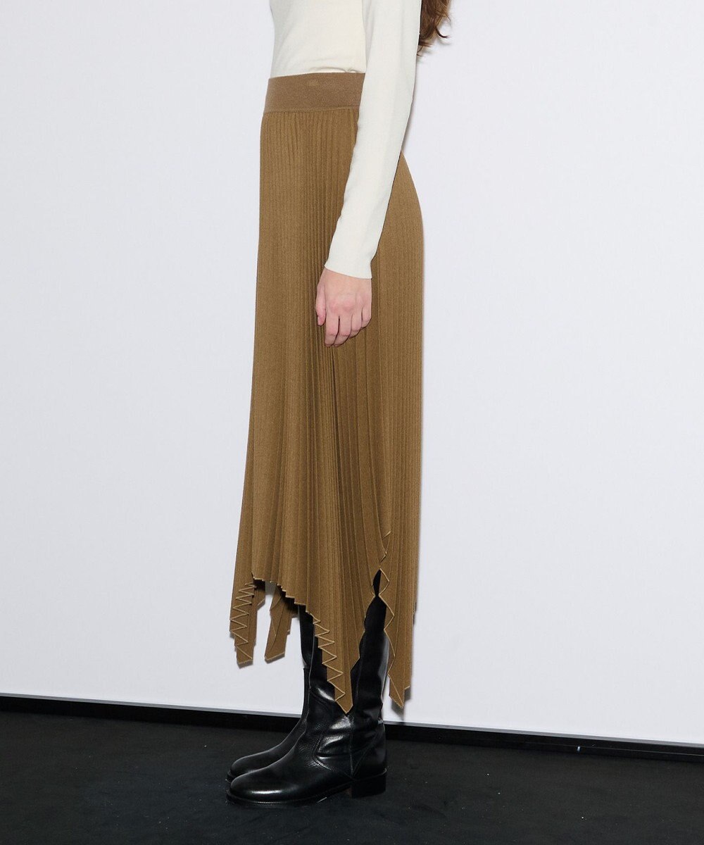 JOSEPH プリーテッドフランネル　プリーツスカート 