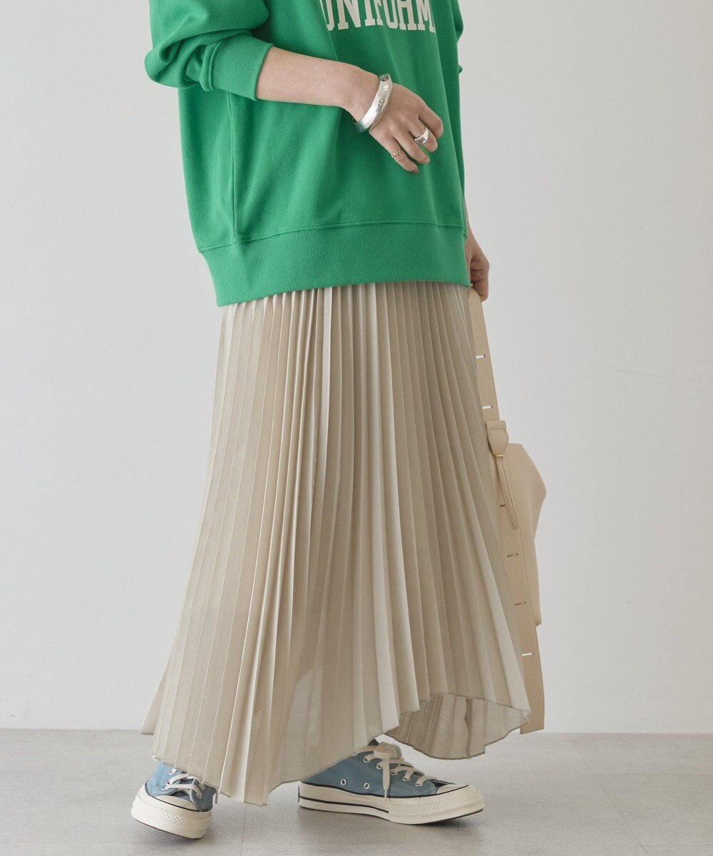 AMERICAN HOLIC 【選べる丈】シアープリーツスカート 