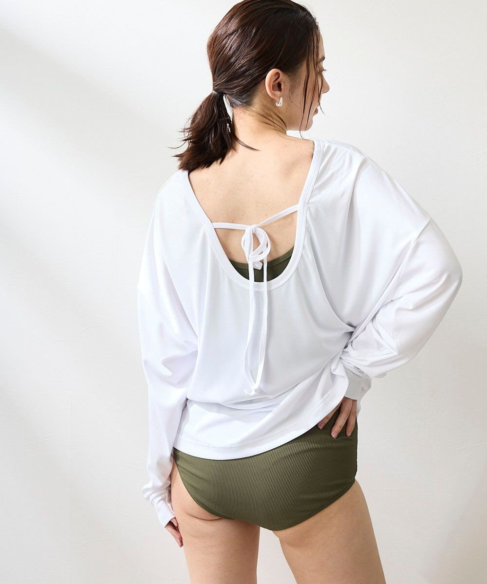 OP／FILA 【ocean pacific】ラッシュガード付き水着4点セット キャミデザイン 