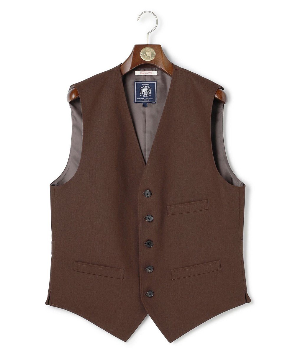 J.PRESS MEN 【J.PRESS ORIGINALS】Cotton Polyester Drill Over Odd Vest / Japan Made 