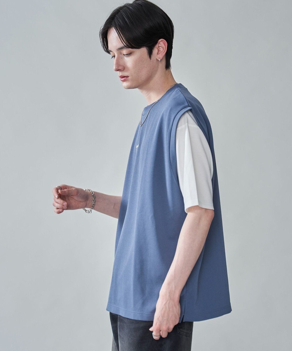 WEGO 【２点セット/ベスト×Tシャツ】アンサンブルベスト（SS） 