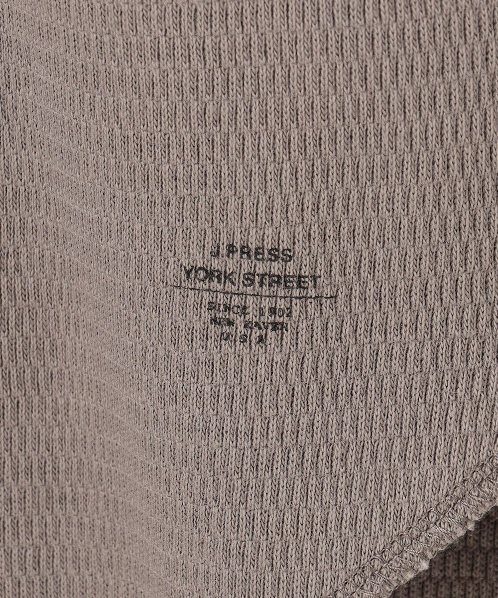 J.PRESS YORK STREET 【UNISEX】ハニカムワッフル Tシャツ 