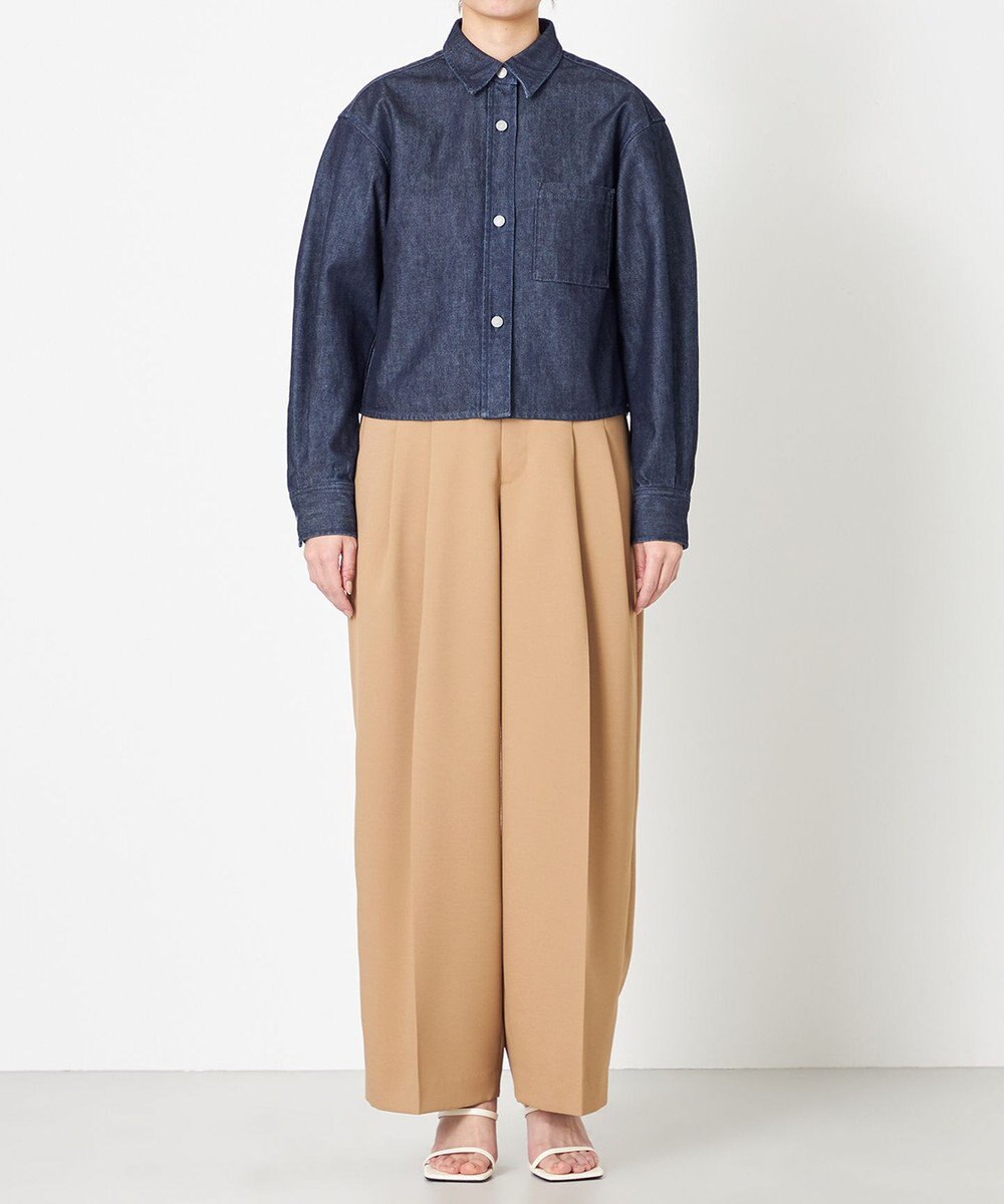 NAVE 【ReNave・セットアップ可/洗える】マーセライズデニムシャツ 