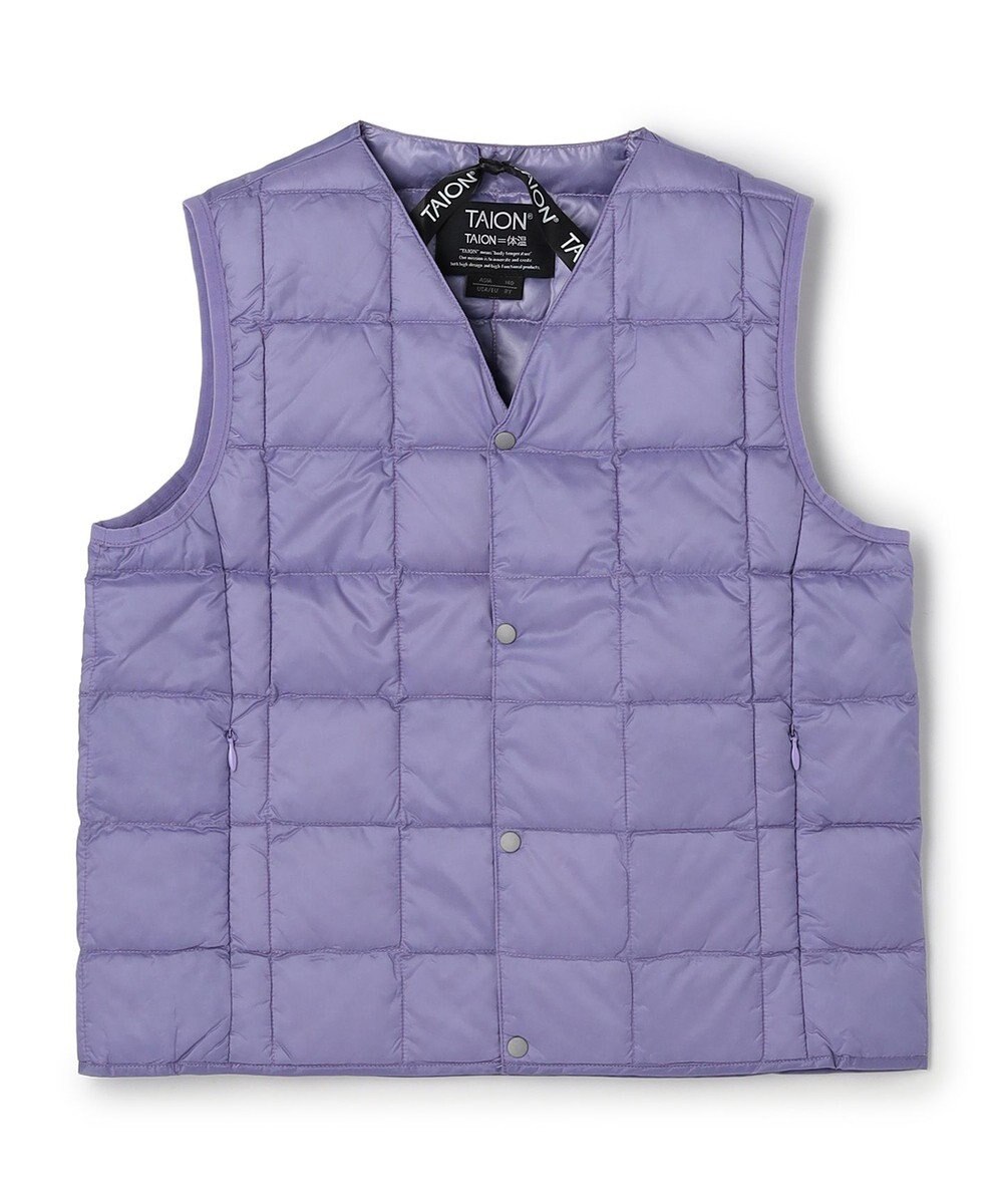 UNFILO 【120-150cm】TAION Vネック ダウンベスト(UNISEX) 