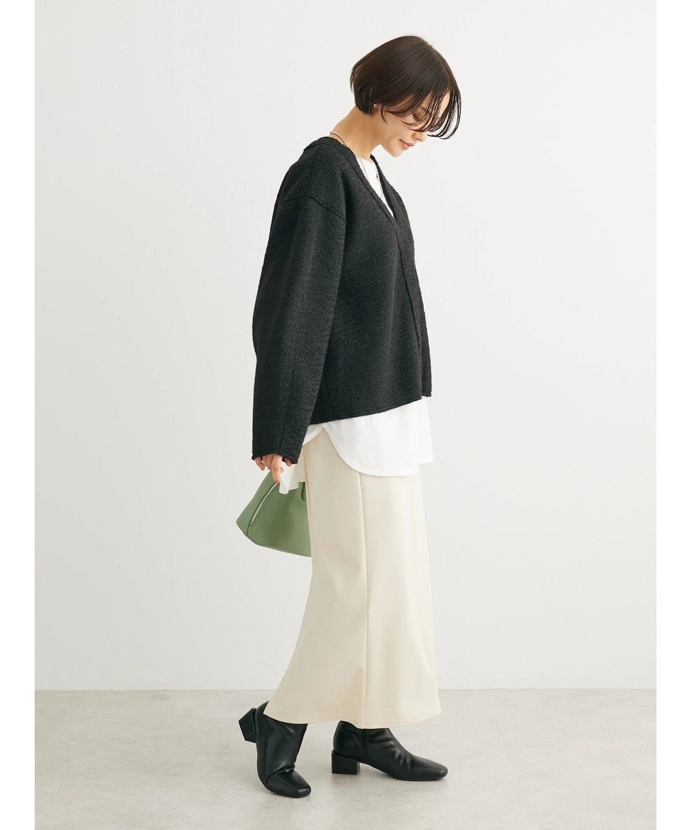 Green Parks ・ＥＬＥＮＣＡＲＥ　ＤＵＥ　ブークレＶネックカーデ 