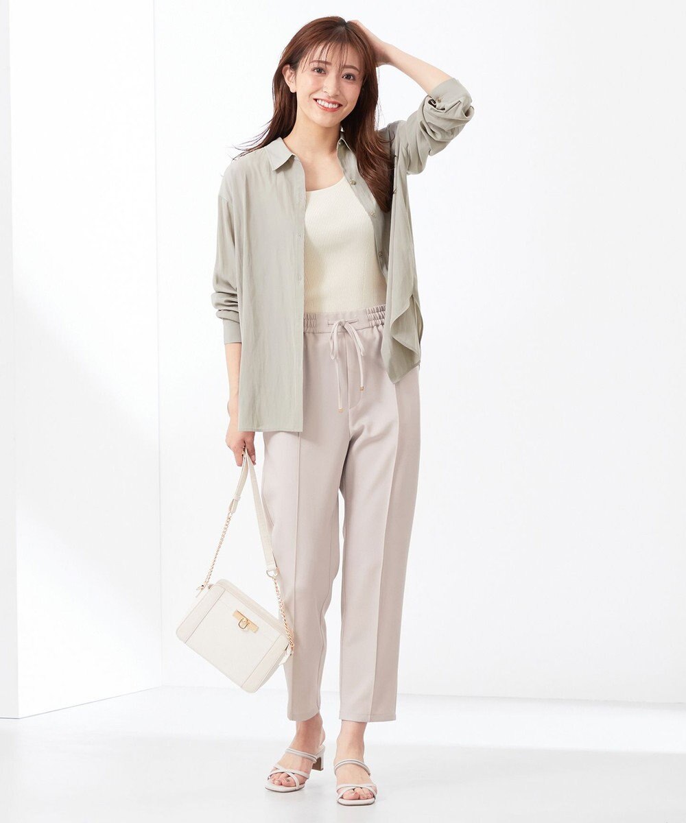 ANY SIS 【美人百花7月号掲載】ライトシアー シャツ 