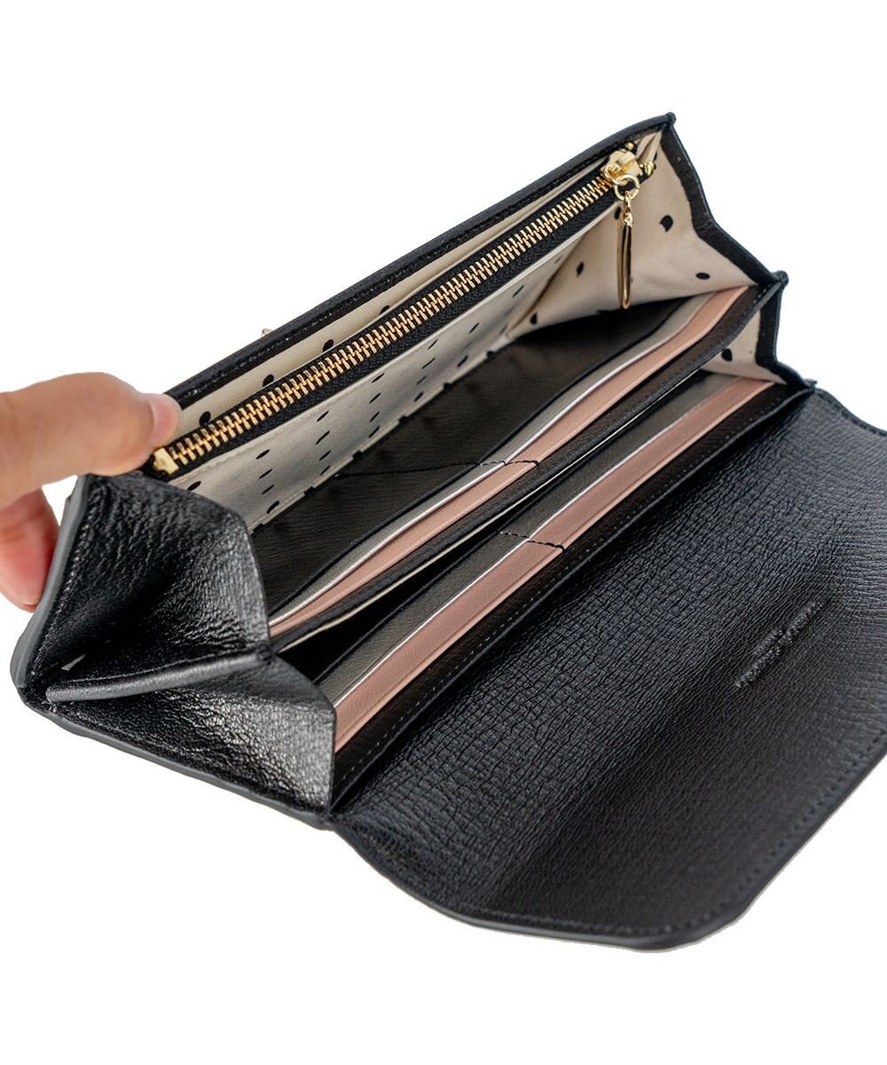 tsumori chisato CARRY ネコおこし 長財布 かぶせタイプ 