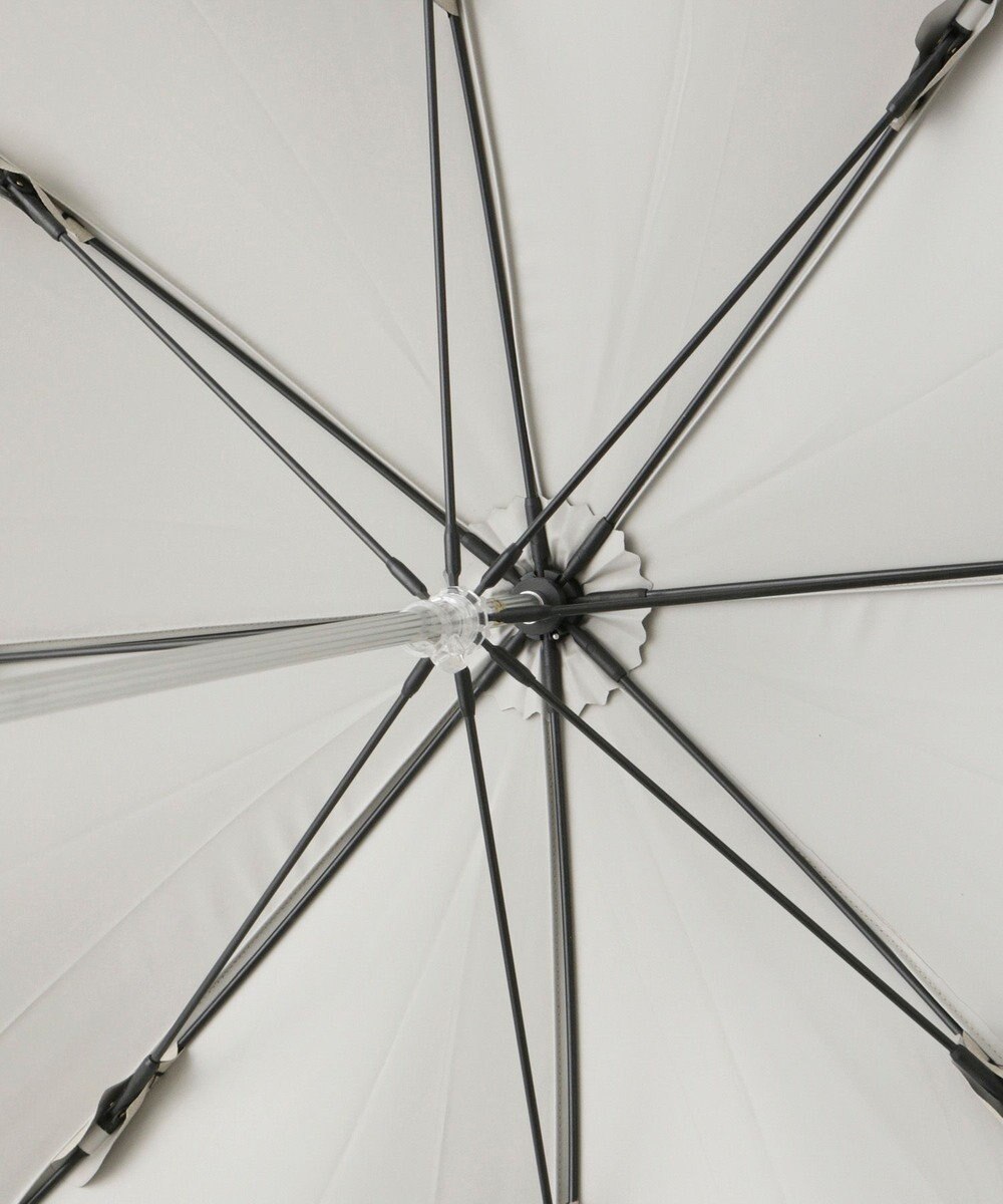 MOONBAT FURLA 晴雨兼用日傘 長傘 シャンブレー切継 ／遮光 遮熱 UV 