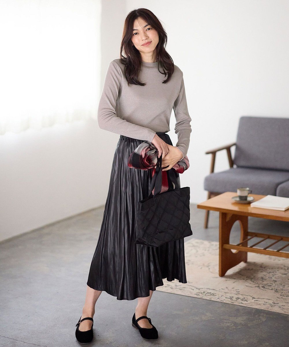 ANY 【ウエストゴム】チンツギャザースカート 