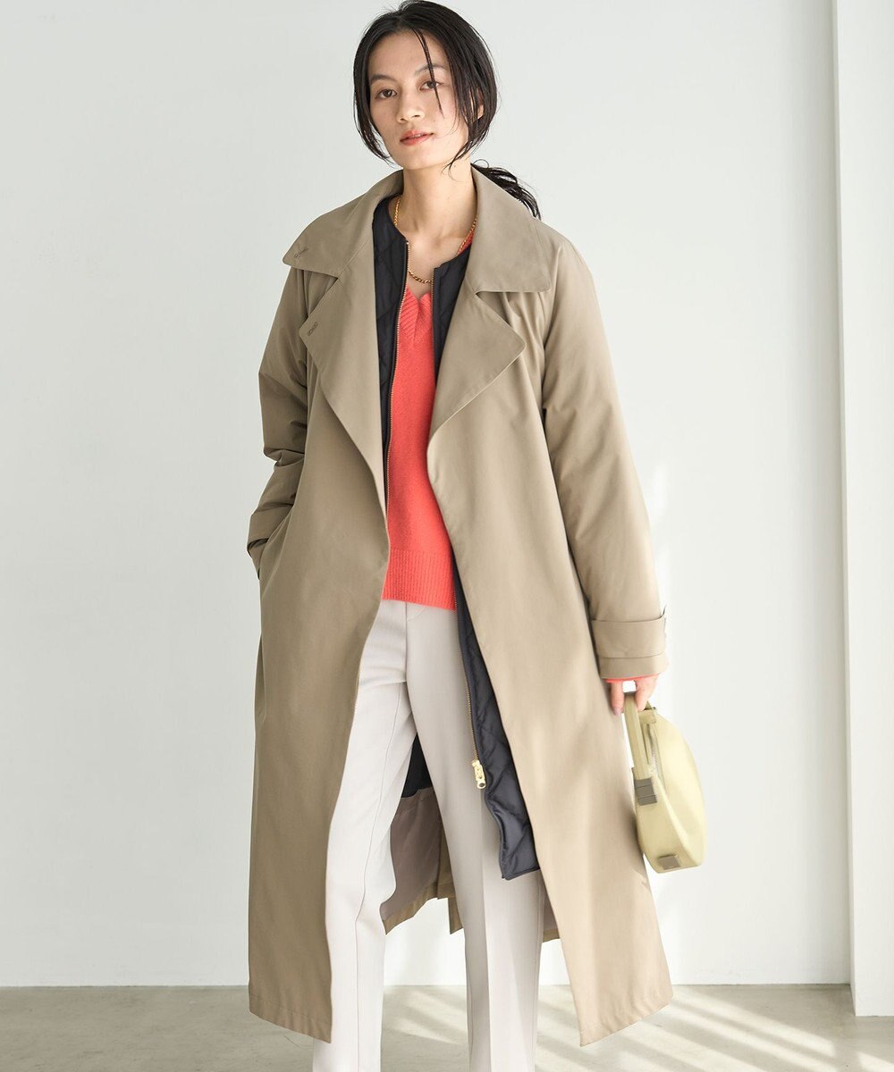 UNFILO 【撥水/軽量/ストレッチ】MOVE TEX トレンチコート 