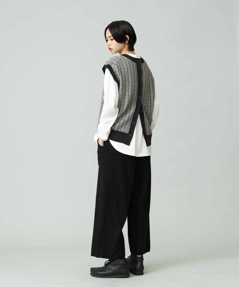 J.PRESS YORK STREET 【WOMEN】ANTI PILLING  JACQUARD ベスト 