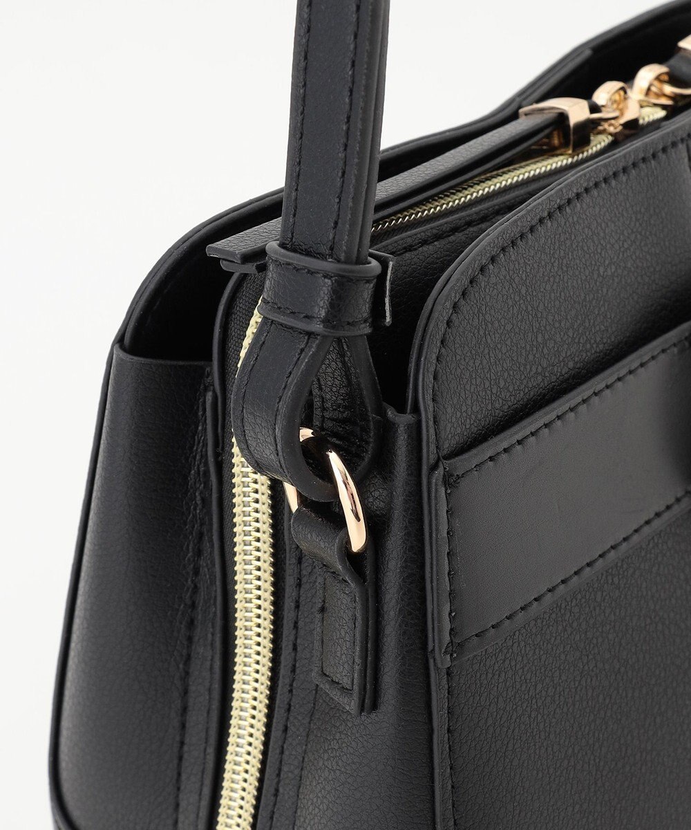 LA BAGAGERIE 【maison vert】 【超軽量・多収納】バイカラーリボンショルダーバッグ 