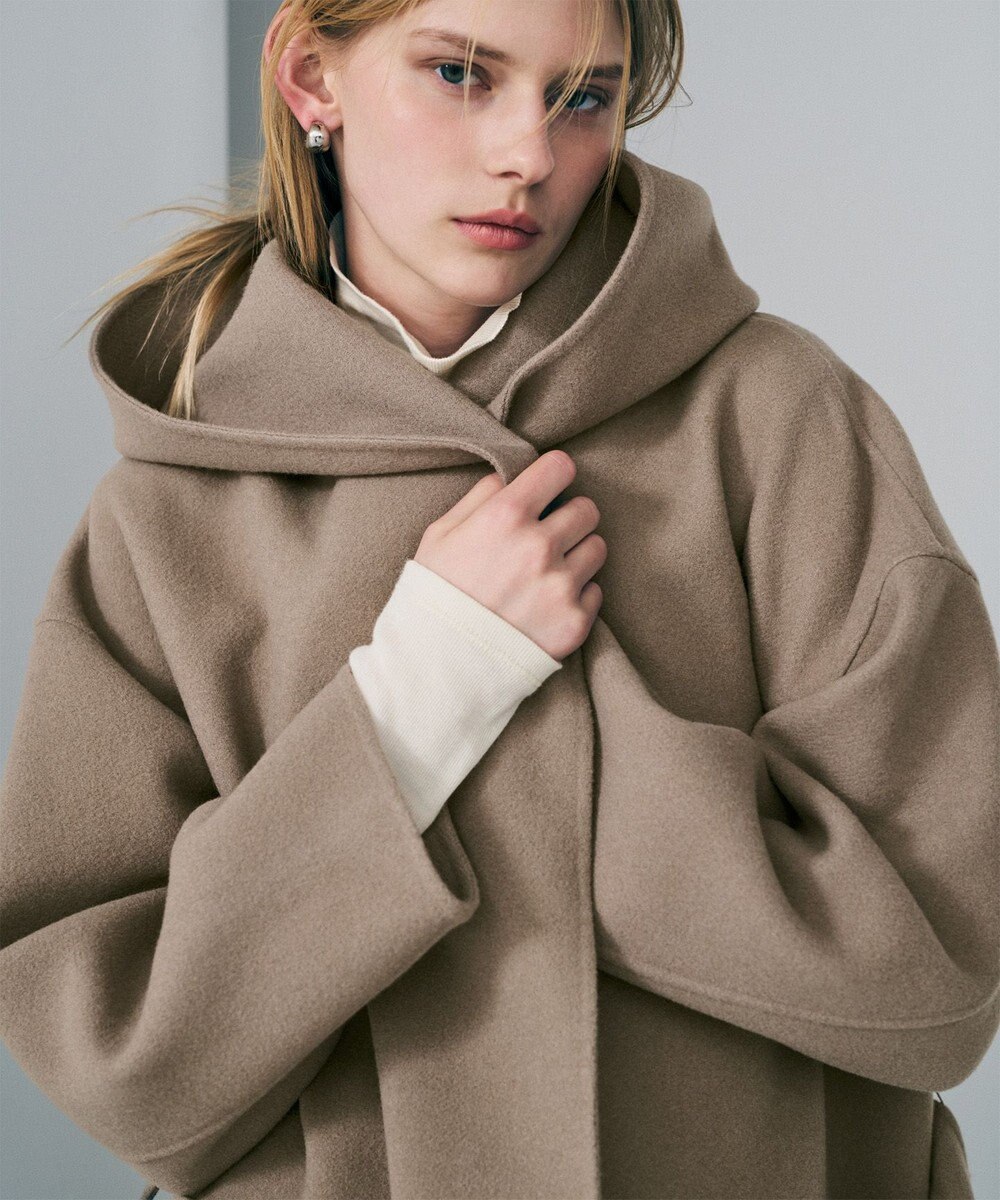 uncrave メルトンリバー フーデットコート 