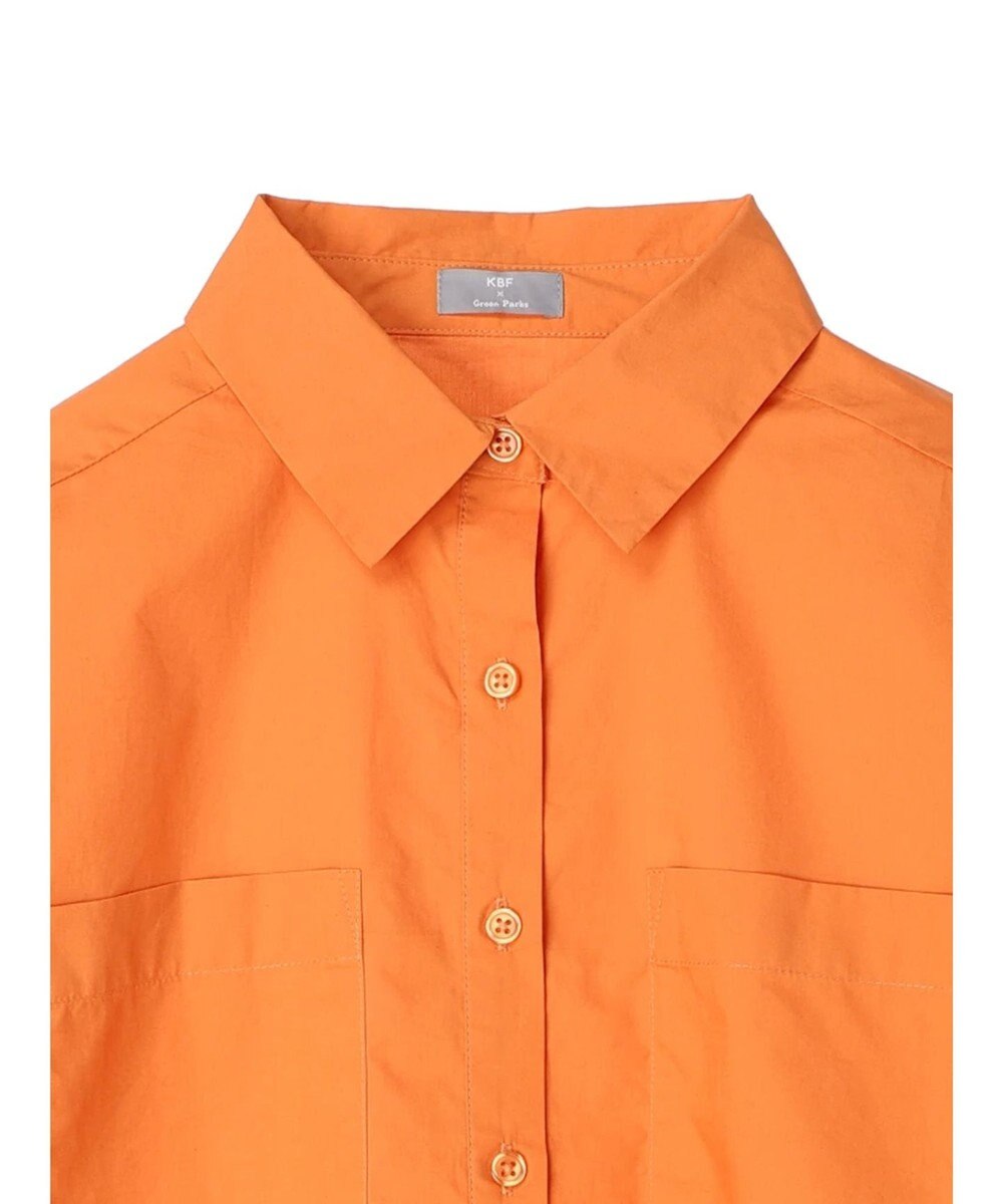 Green Parks ＫＢＦ　ショート丈ミリタリーシャツ 