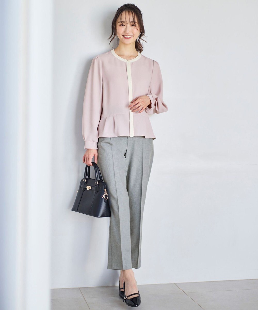 ANY SIS L 【洗える】褒めらレディテーパード パンツ 