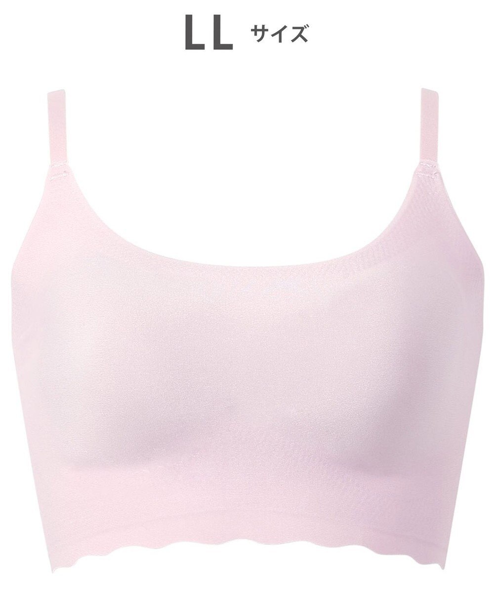 WACOAL 【GOCOCi ゴコチ】 ノンワイヤー ハーフトップ 伸びのよい素材を使用 ムレにくく快適 フラット仕上げ ホックなし ブラトップ レディース CGG220 /ワコール 