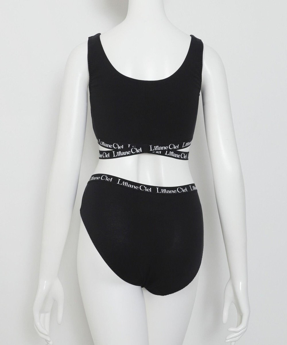 WEGO 【ハーフトップ＆ショーツセット】Liliane　Ciel　クロスロゴ 