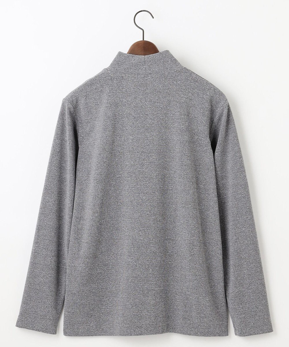 JOSEPH ABBOUD 【洗える/ソフトな肌触り】ミニパイルモック ネック Ｔシャツ 