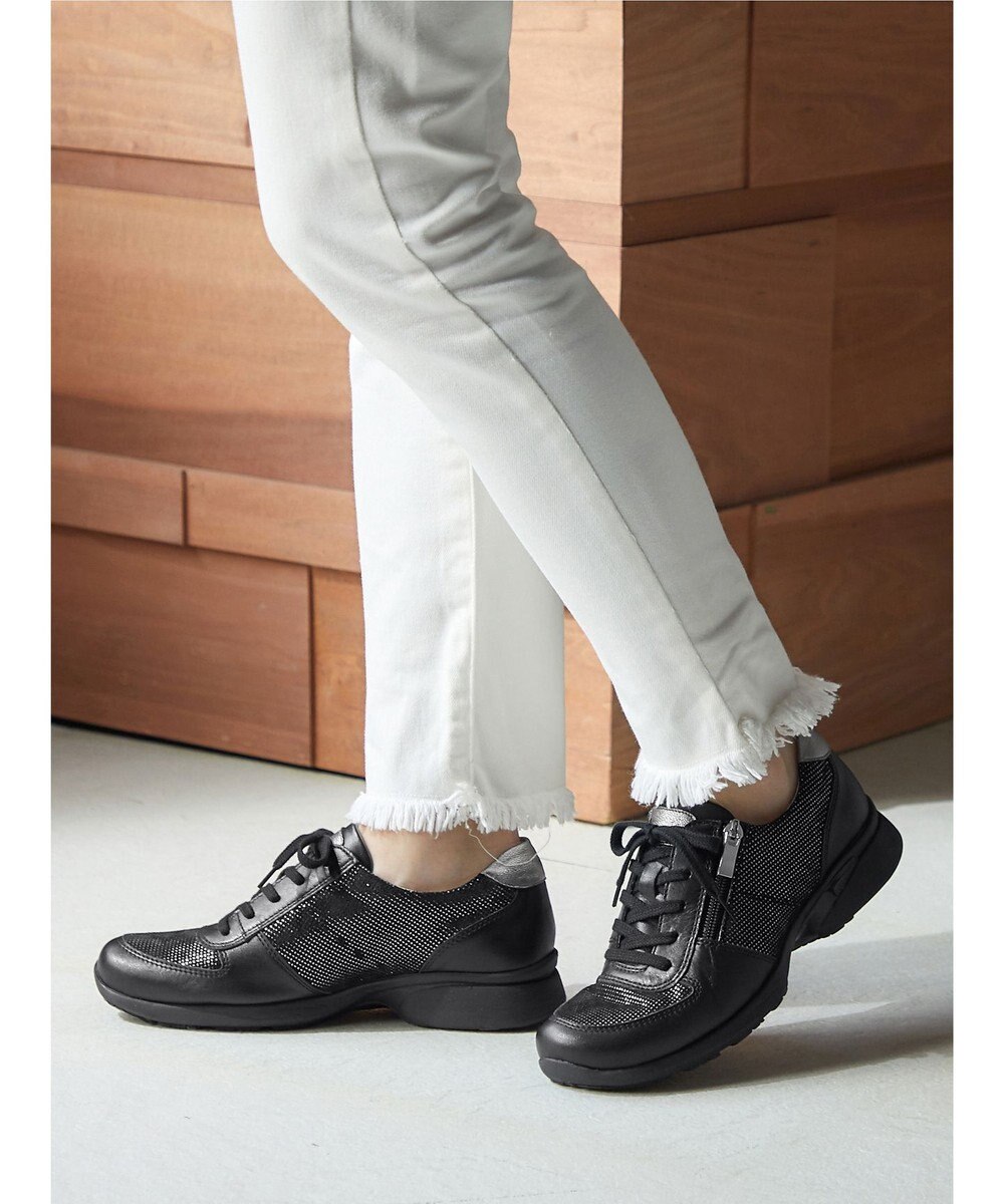 ASICS WALKING ペダラ スニーカー ジップ レディース 2E 