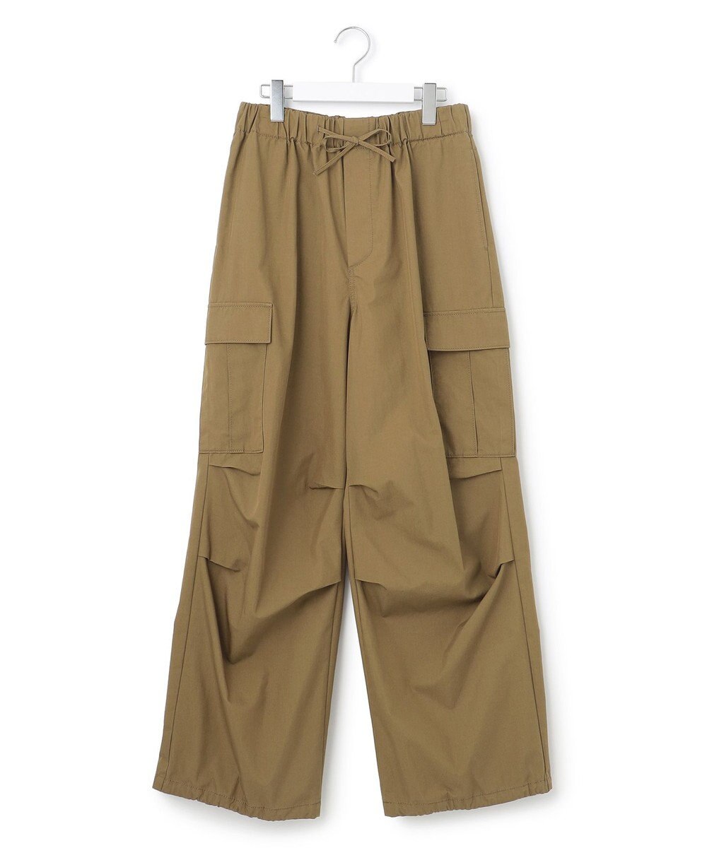 23区 L 【SLOW/一部店舗限定】ハイカウントギャバ パラシュート カーゴパンツ 