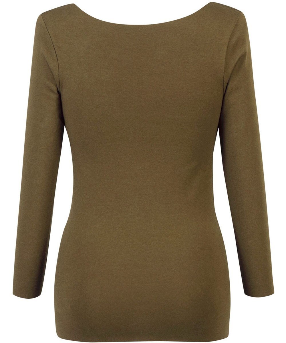 Wing あったかインナー 綿100％(肌側) アウターにひびきにくい ムレにくい 【綿の贅沢 ここちフラット】 8分袖 長袖 秋 冬 EL4872 ウイング／ワコール 