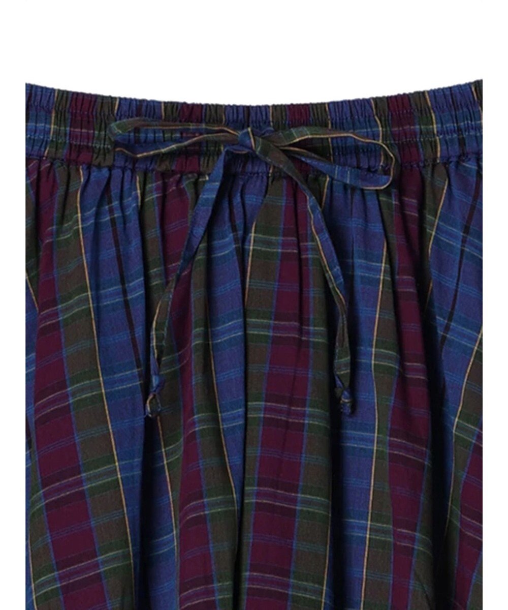 Green Parks Ｉ　先染めチェックギャザースカート 