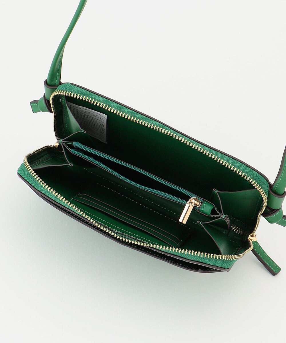 LA BAGAGERIE 【レザー×ステッチ】スクエアマルチポシェット 