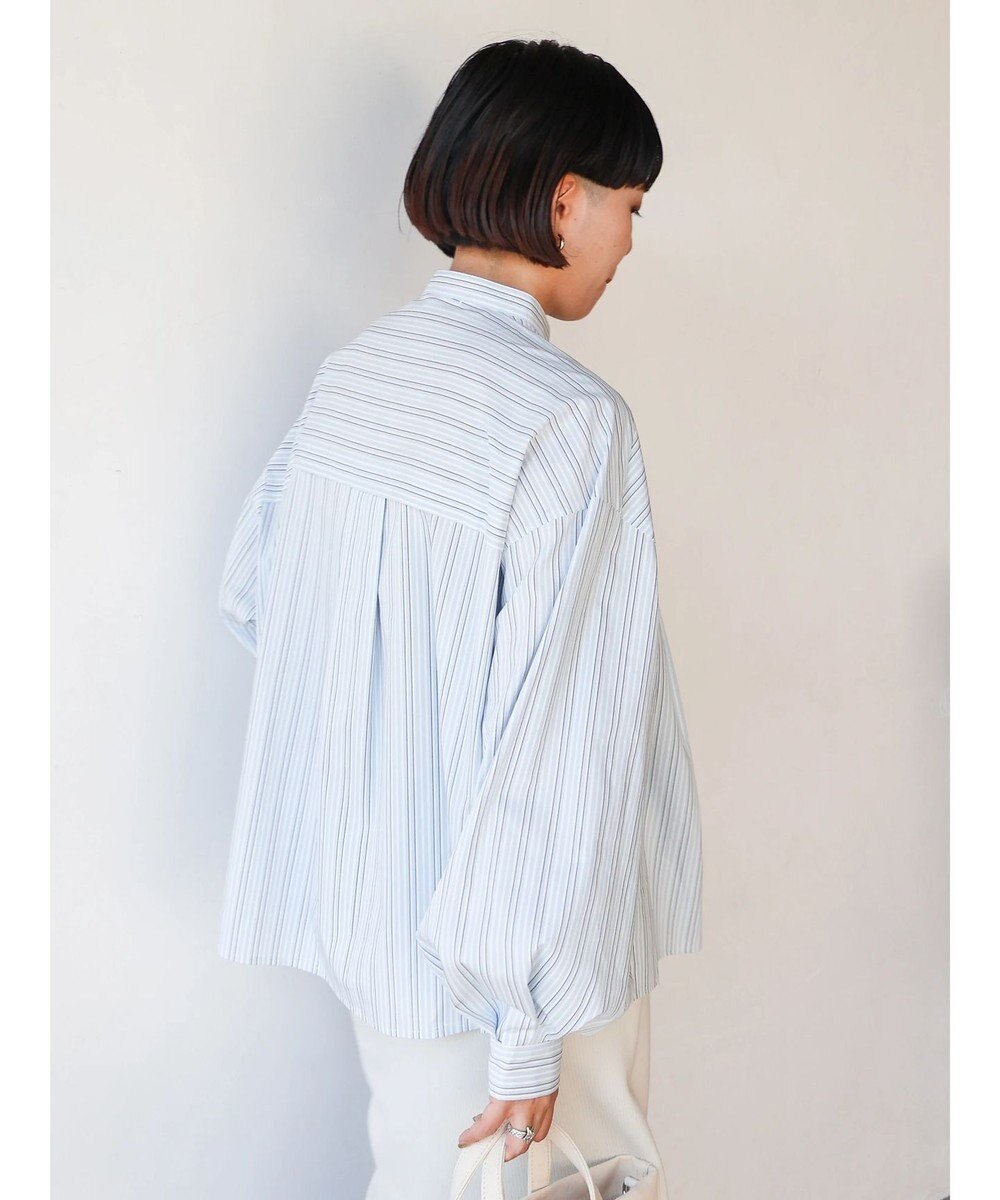 AMERICAN HOLIC イージーケア切替タックワイドシャツ 