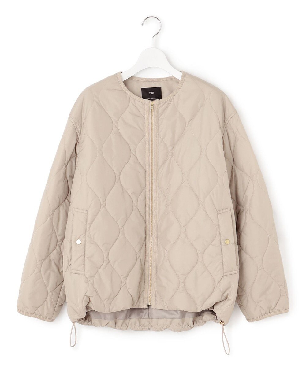 23区 【洗える/撥水加工】中綿 パディング アウター 