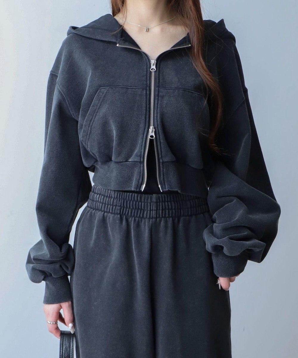 WEGO ショートZIPパーカー 