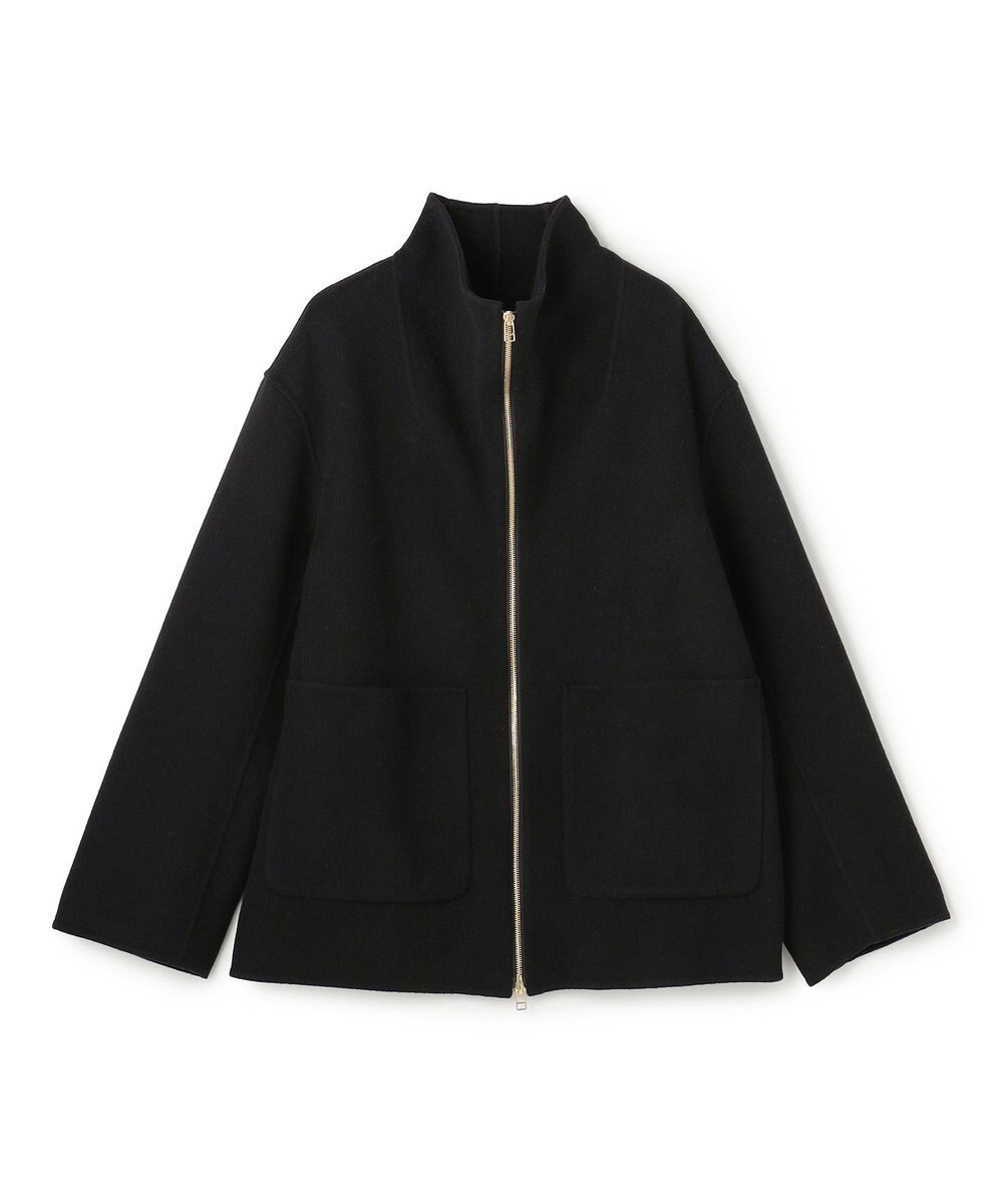 BEIGE， BOW / ウールリバー スタンドカラーコート 