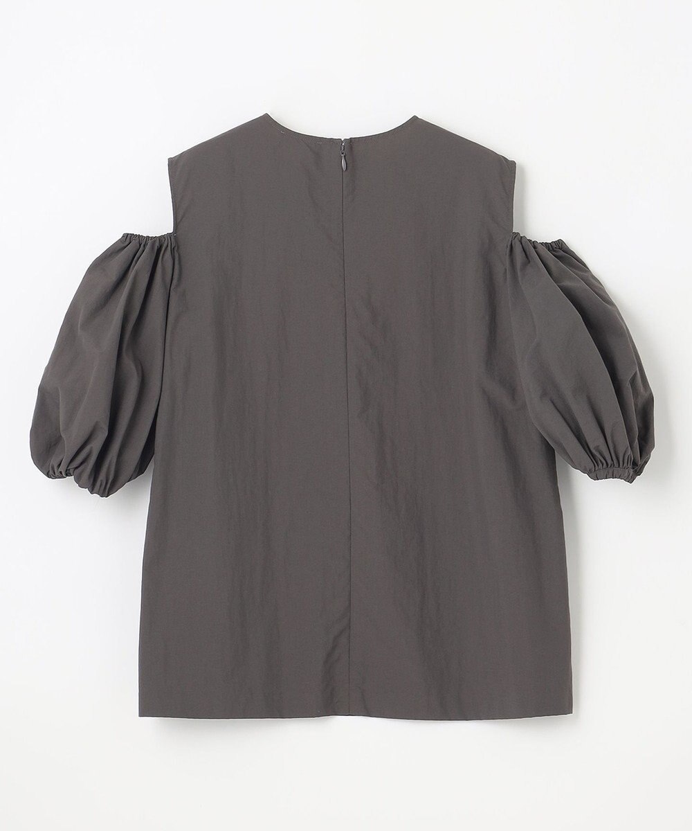 NAVE 【Nave　撥水機能・UVカット・透湿・接触冷感】ナイロンワッシャー ブラウス 