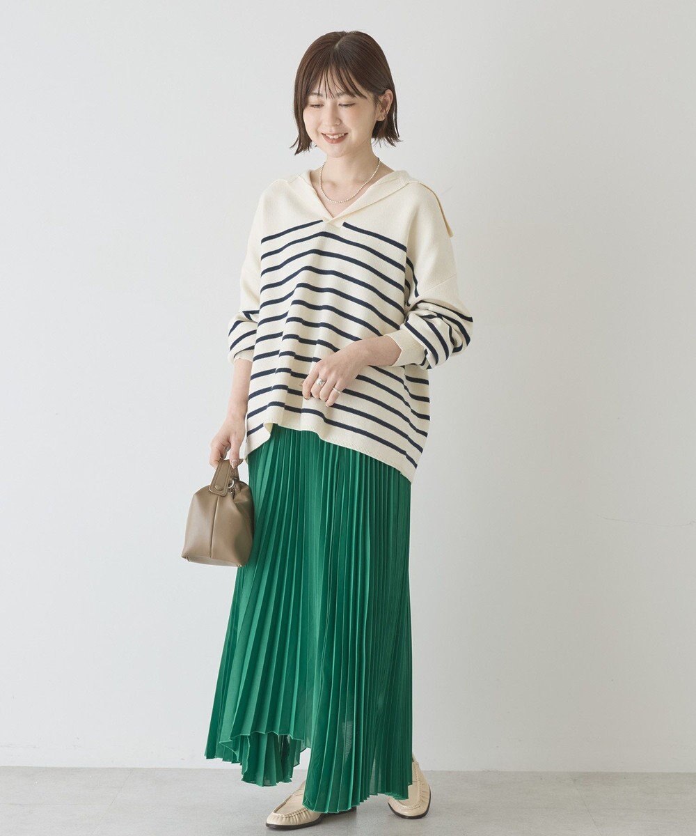 AMERICAN HOLIC 【選べる丈】シアープリーツスカート 