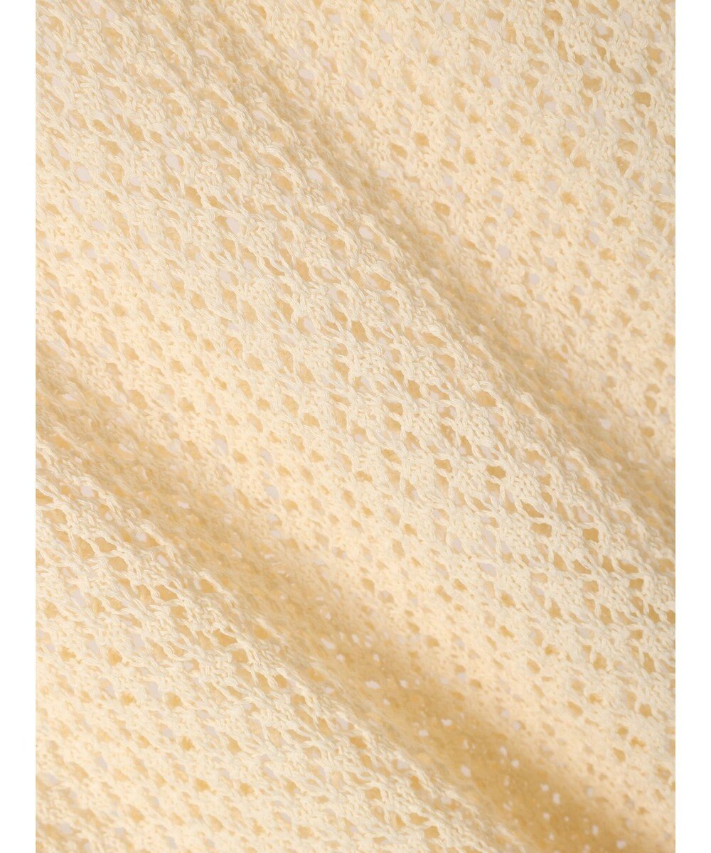 earth music&ecology メッシュ編みニットプルオーバー 