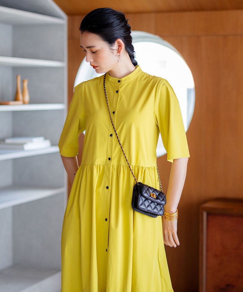 組曲 【弱撥水機能・UVケア】ライトナイロンストレッチ ワンピース 