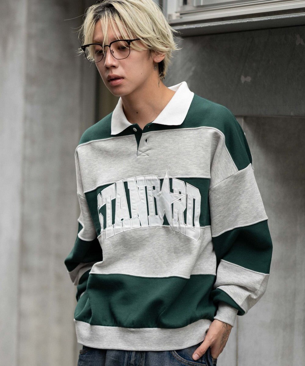 WEGO 【ユニセックス着用ITEM】カレッジロゴラガースウェット 