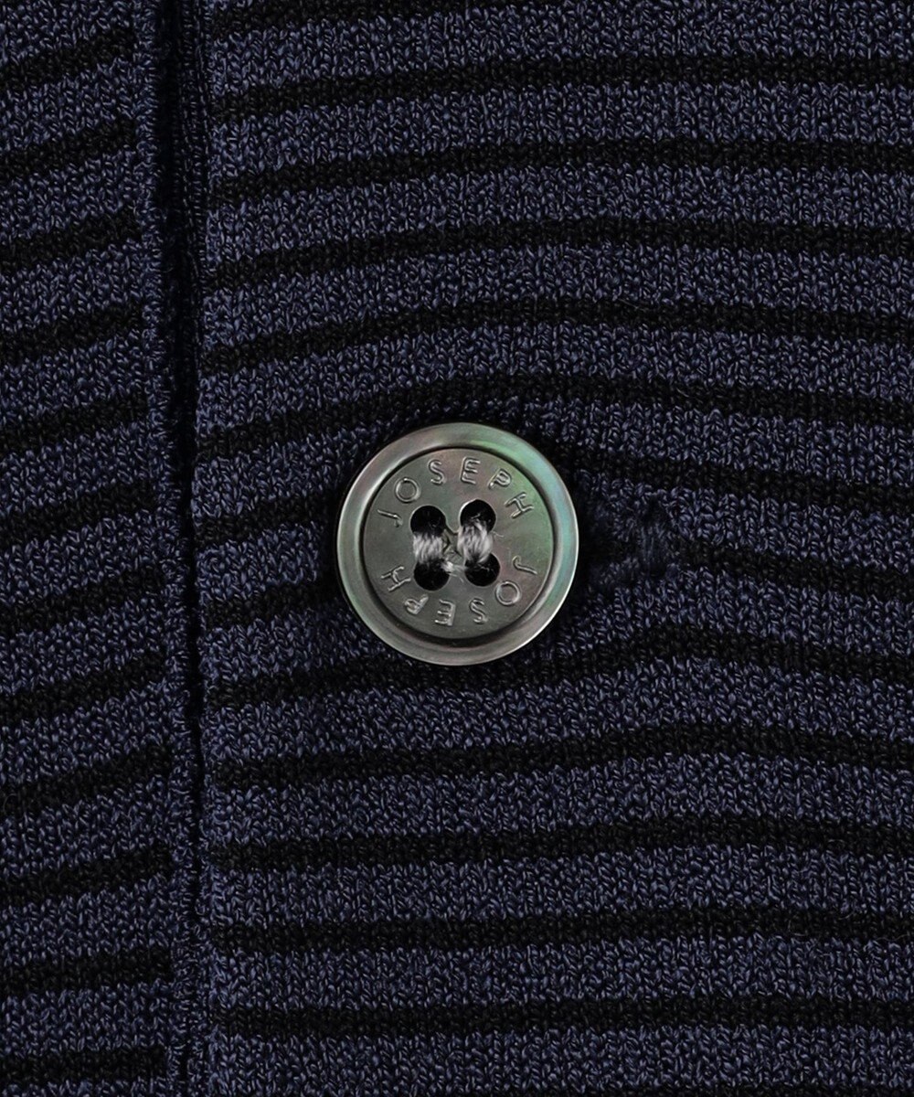 JOSEPH HOMME 【新柄】リュクスレーヨンボーダー　ポロニット 