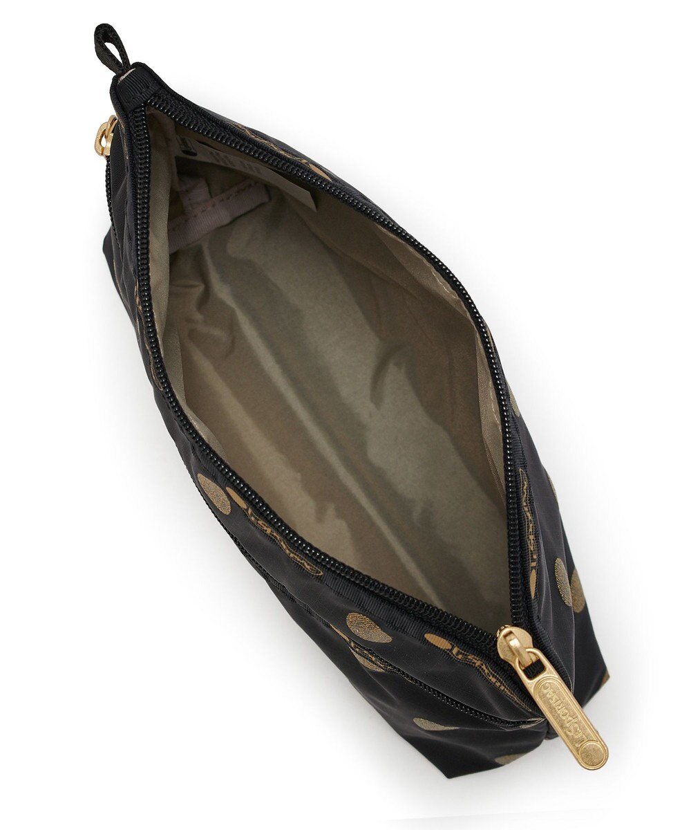 LeSportsac COSMETIC CLUTCH/ゴールドグリッタードッツ 