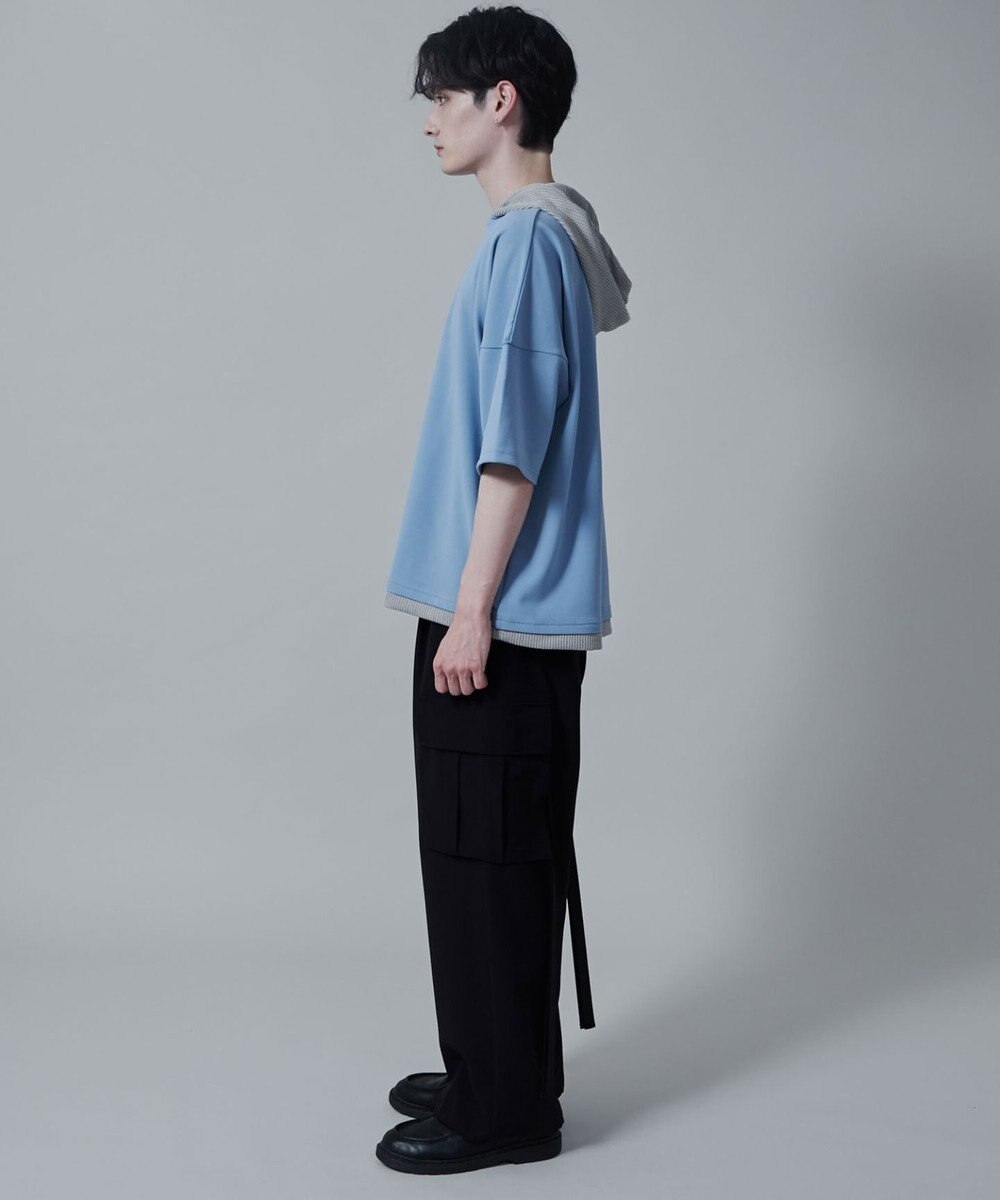 WEGO フェイクレイヤードフードT（S） 