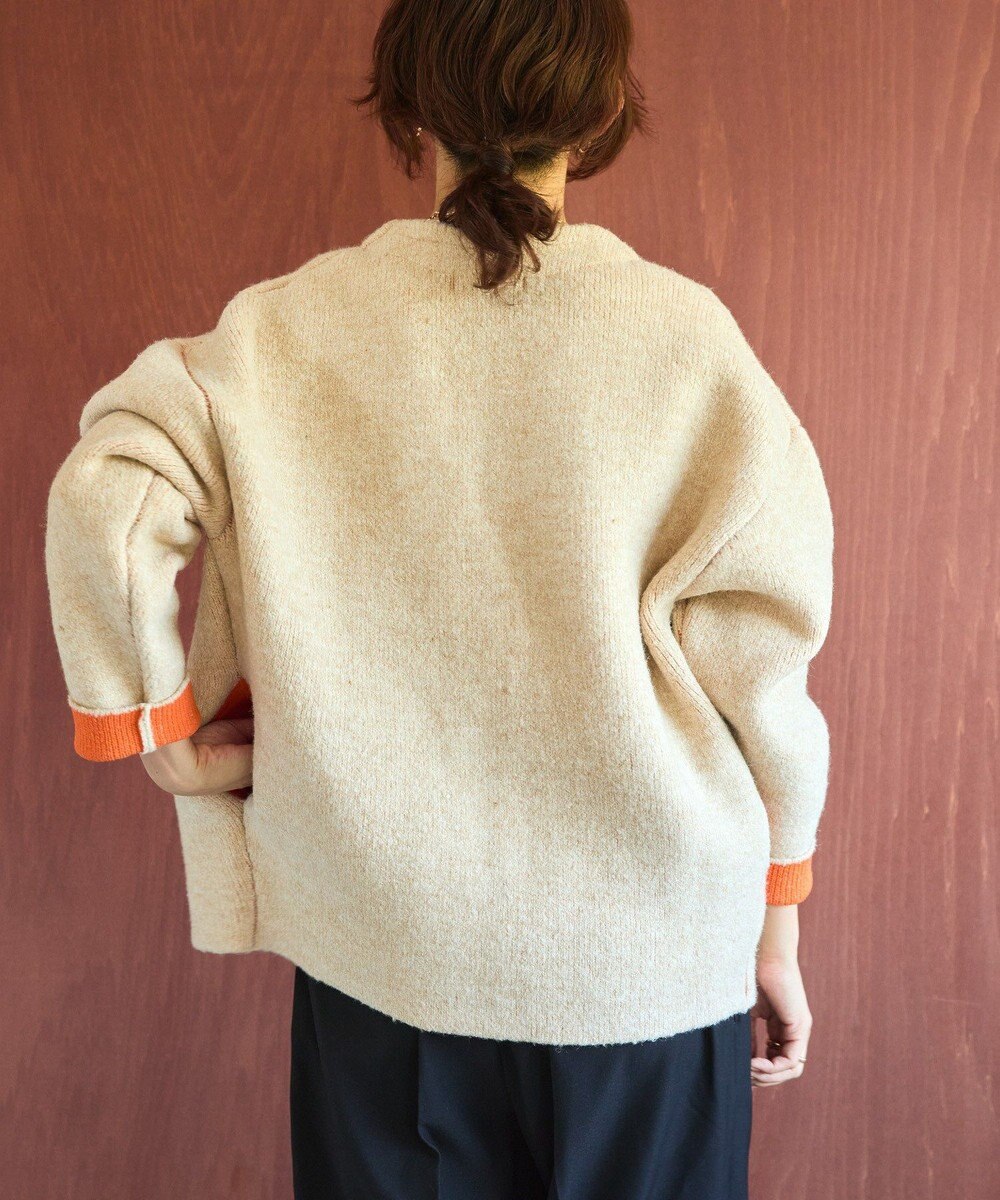 AMERICAN HOLIC ＶネックＷフェイスニットカーディガン 