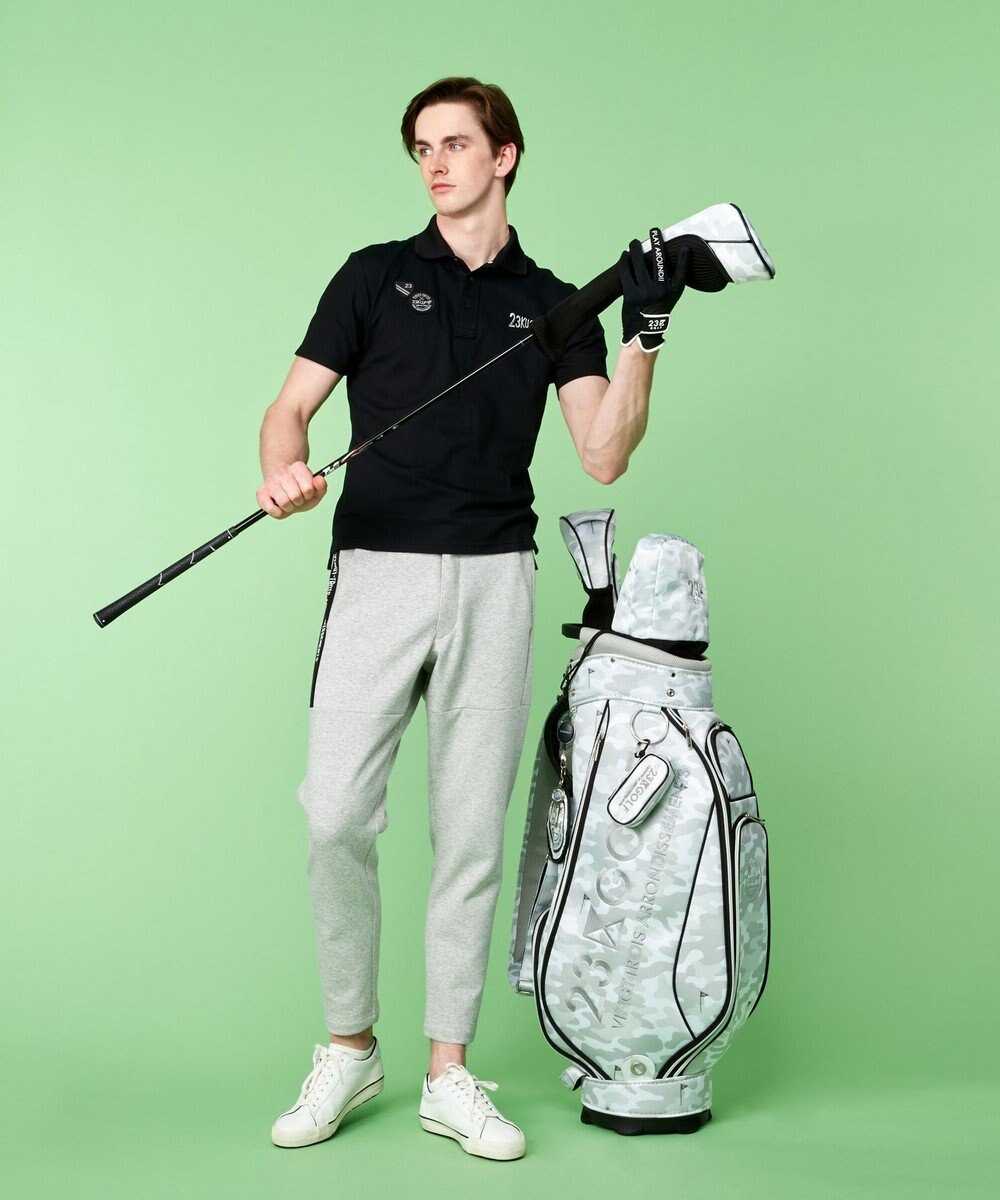 23区GOLF 【MEN】ハニカムカノコ半袖ポロシャツ 