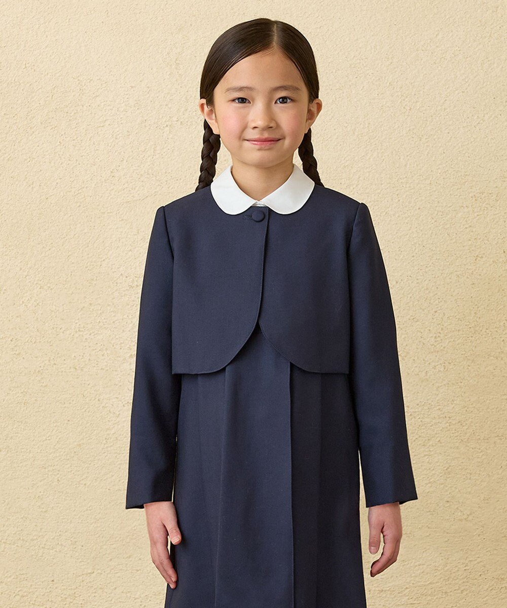 MIKI HOUSE HOT BISCUITS 【95-130cm】ウール素材のボレロ 